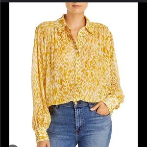 Anine Bing - Caleb silk blouse XXS in excellent like new condition